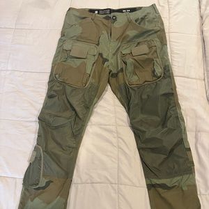 G Star Raw 3D Tapered Cargo Pants 36x34 olive camo